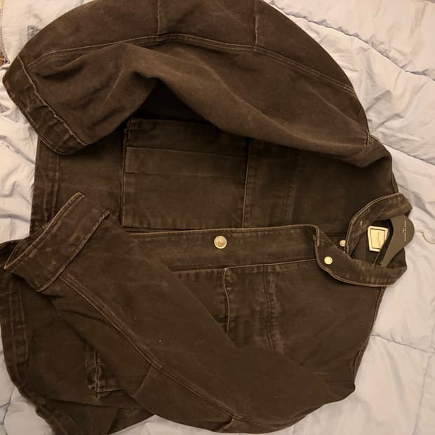 우영미 데님 자켓