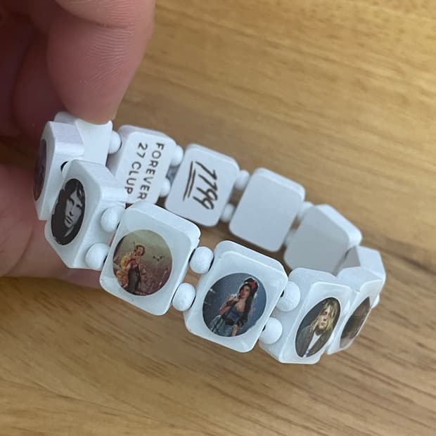 1199 bazo forever 27 club white bracelet