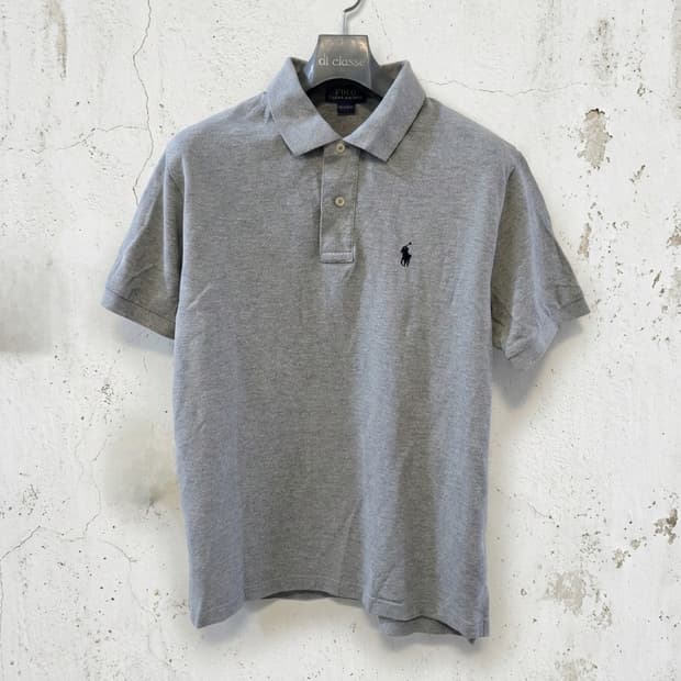 폴로 랄프로렌 회색 반팔 카라티 M
