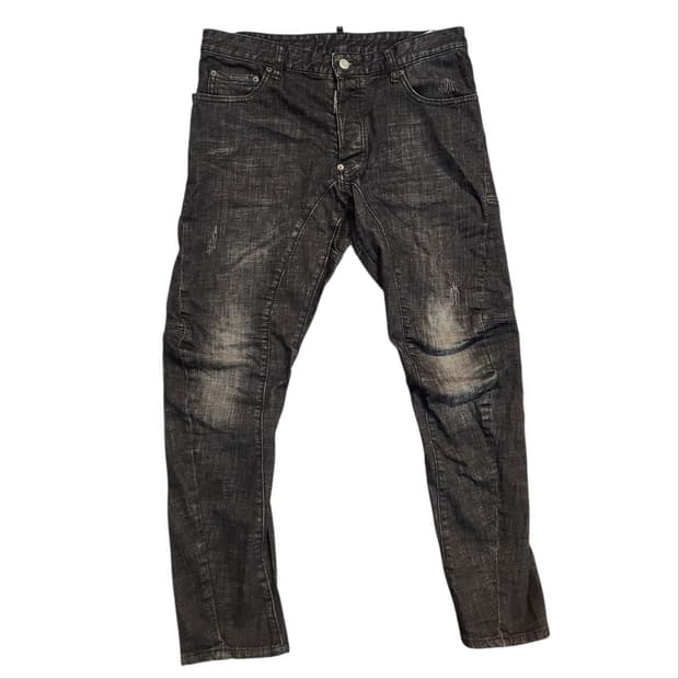 디스퀘어드2 워싱 슬림 데님팬츠 (48)