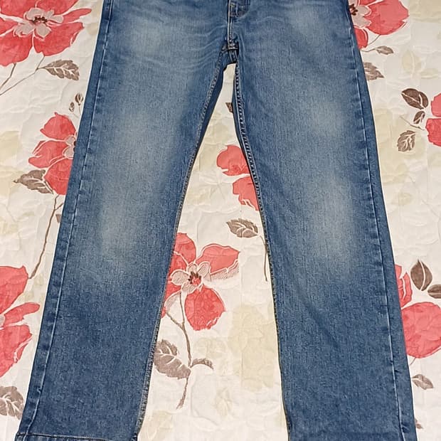 리바이스 502 미세한약기모 빈티지청바지 32인치 기장98