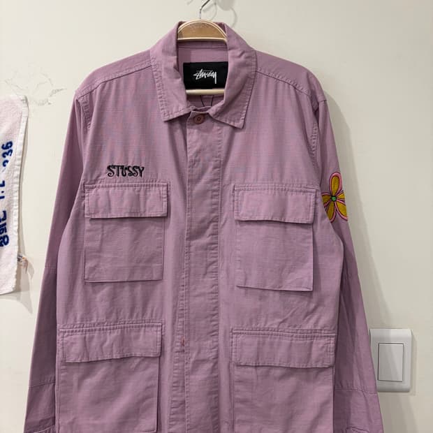 170. 스투시 빈티지 라벤더 셔츠 자켓