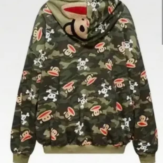 구해요! 폴프랭크 카모 후드집업 모든 사이즈
