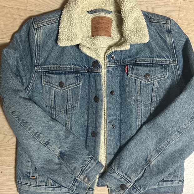 리바이스 양털 청자켓