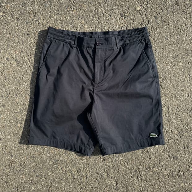 라코스테 로고 코튼 반바지