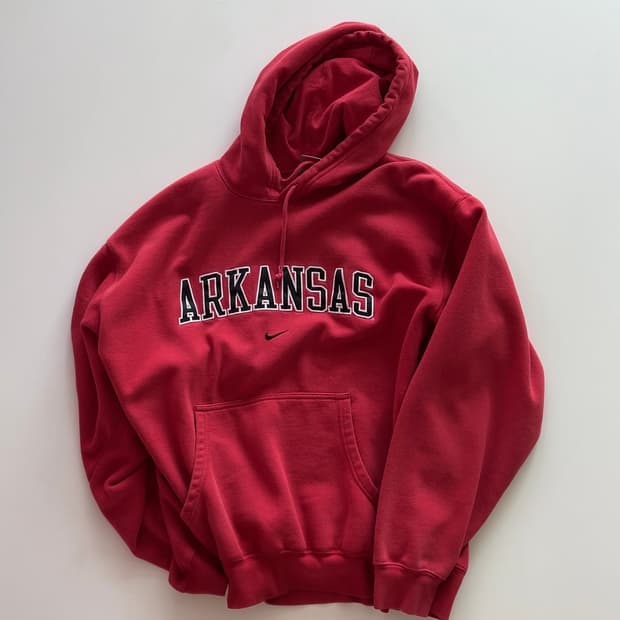 나이키 팀 아칸소 레이저백스 후드티 L