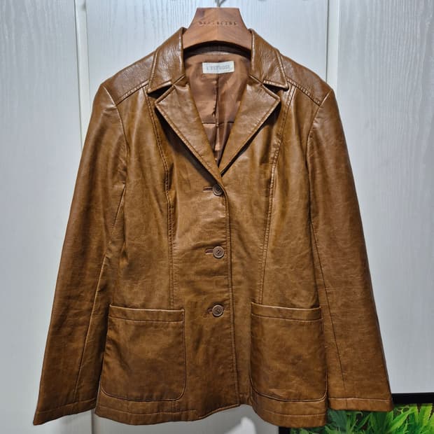 JPN 빈티지 브라운 가죽 자켓