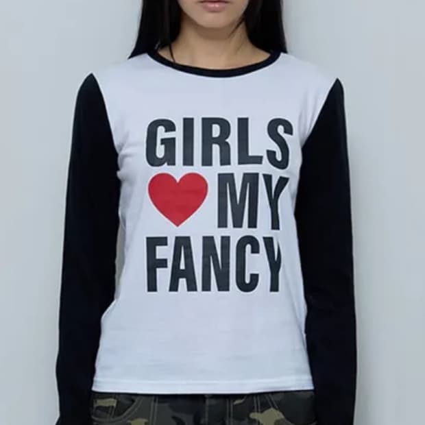 걸스 마이 팬시 롱슬리브 (BLACK)