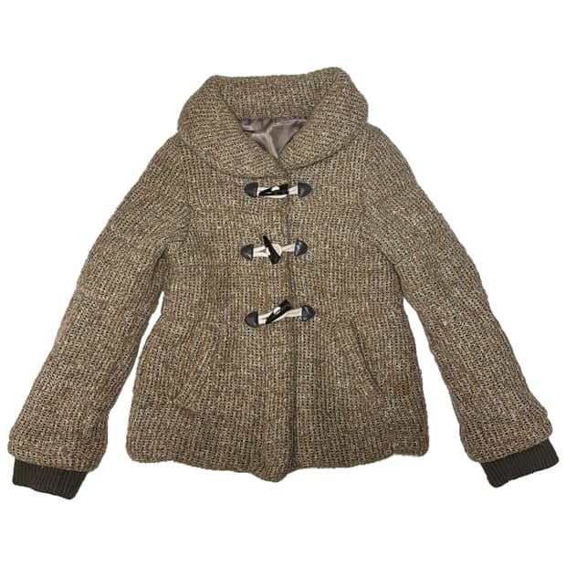 일본 빈티지 니트 자켓 코트 떡코 너드 니혼진 모리 y2k 펑크 갸루