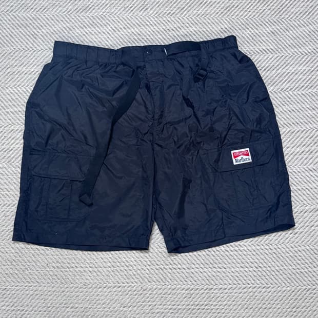 (L) 90s 빈티지 말보로 나일론 숏 팬츠