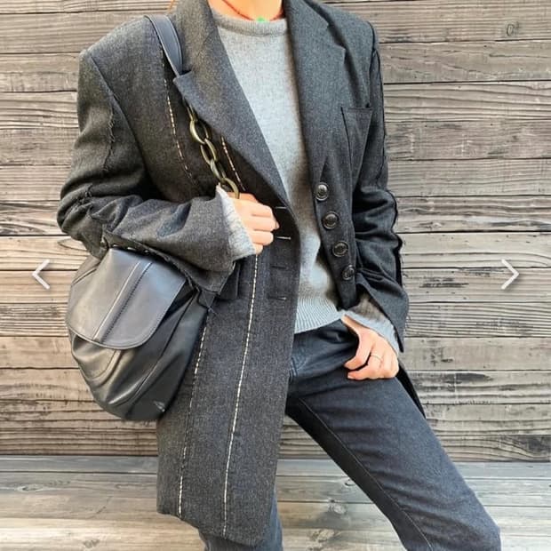 마땡킴 골지 니트탑 프리사이즈