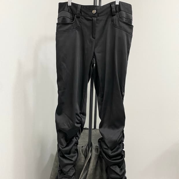 Satin Taping Shirred Pants