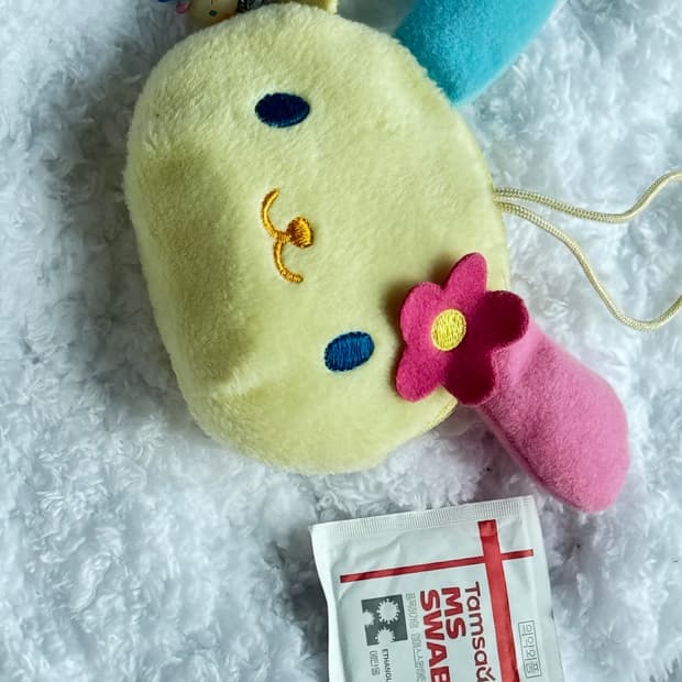 우사기동전지갑+고리