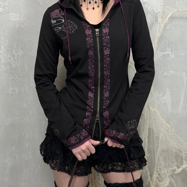 Ozz on Oriental Hoodie Zipup