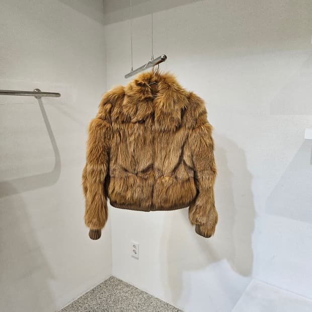 폭스 퍼 숏 자켓