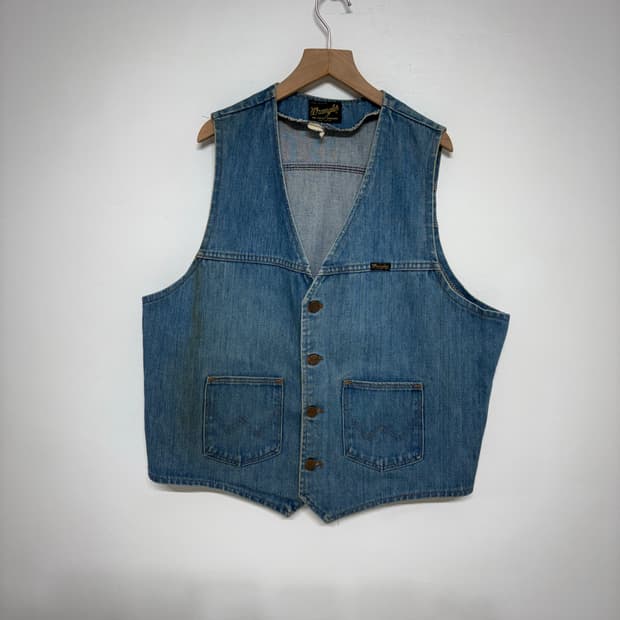 70‘s  vtg Wrangler denim vest 