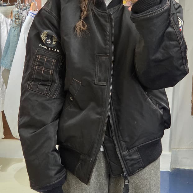 Military camo land ma-1 자켓