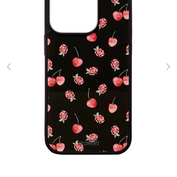 글로니 블랙 체리 범퍼 케이스 아이폰13프로