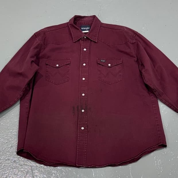 랭글러(Wrangler) 빈티지 웨스턴 셔츠