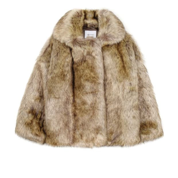 3hree to 8eighty FAUX FUR JACKET (BROWN)