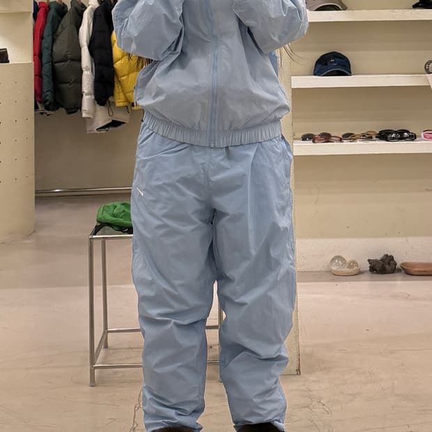 나이키 라이트블루 나일론 트랙팬츠 U1047