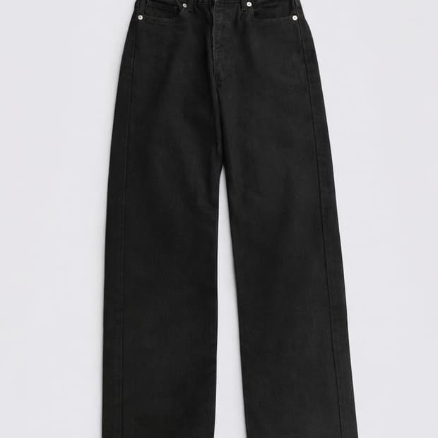토피 와이드 데님 팬츠 S