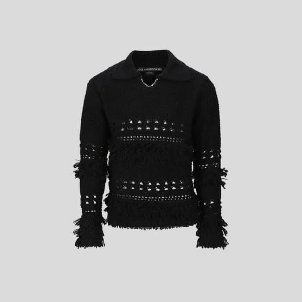 앤더슨벨 블랙 니트 XL