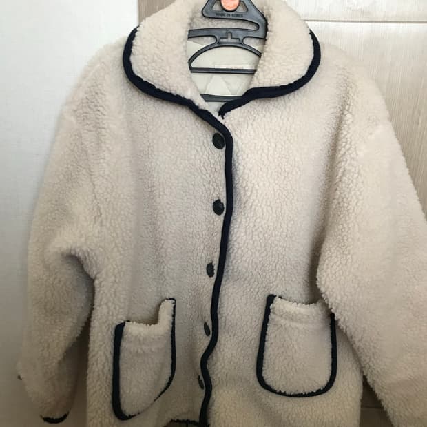 빈티지모리걸 모리룩 양털자켓