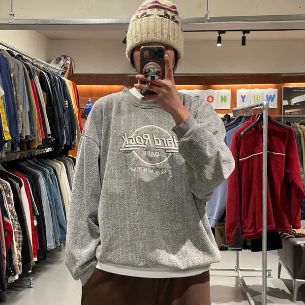 하드락 카페 맨투맨 티셔츠