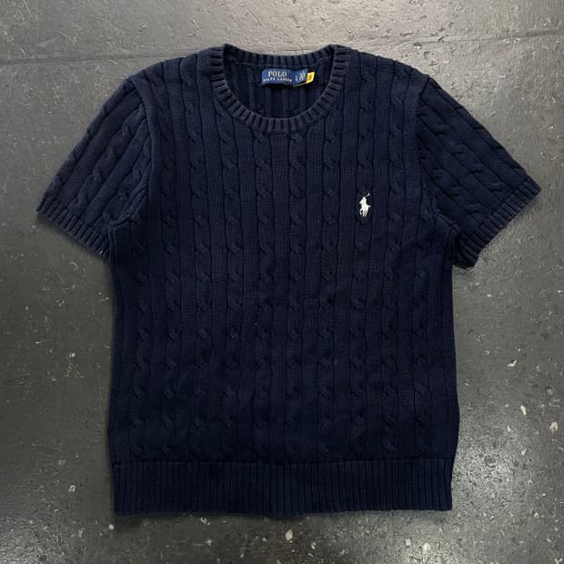 100 폴로 꽈배기 니트 
