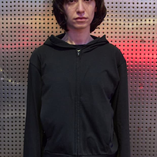 lounge hoodie zip black 2
