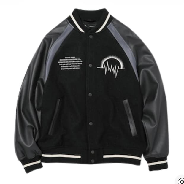 GU x 언더커버 스타디움 점퍼 블랙L