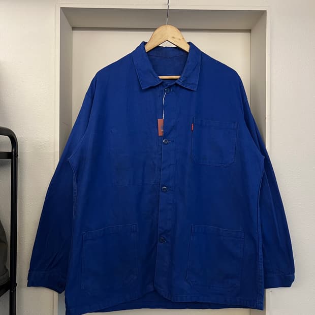 (BIG SIZE)OLD WASHING FRENCH 빈티지프렌치워크자켓