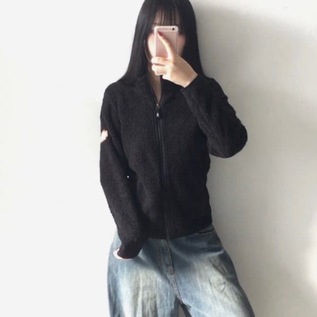 노스페이스 사이드패치 플리스집업