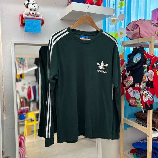 Vintage Adidas Deep Green Top
