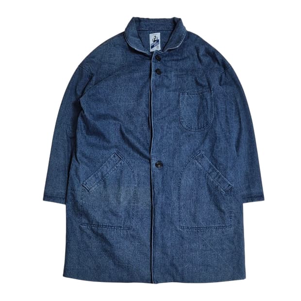 어나더오피스 데님 코트