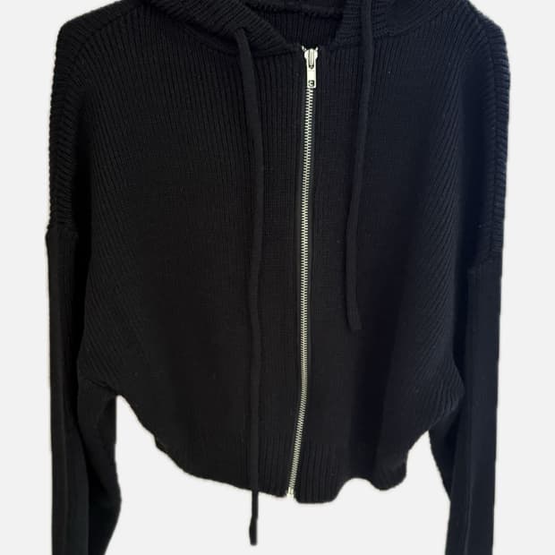 보세 니트후드집업