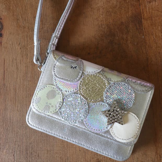 [Tsumori Chisato]Silver Patchwork Wallet