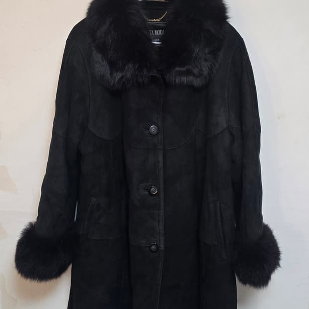 JINDO 모피 폭스퍼 무스탕 코트 94-100-170