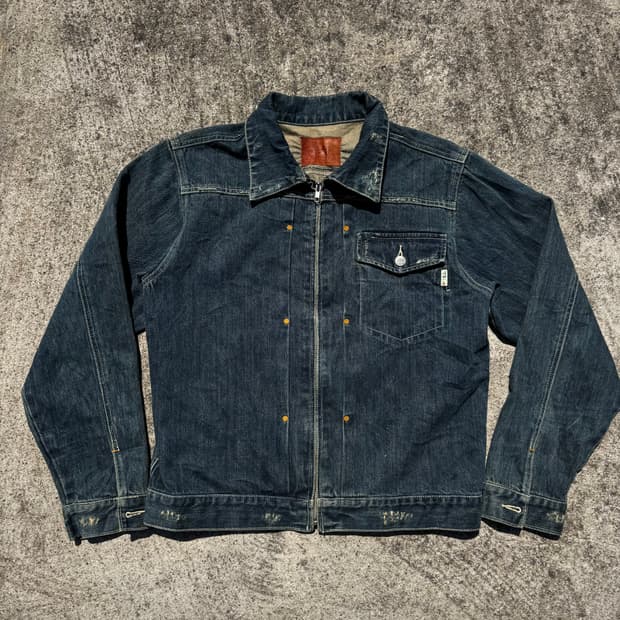 [L] Karakuri 카라쿠리 데님 집업 자켓