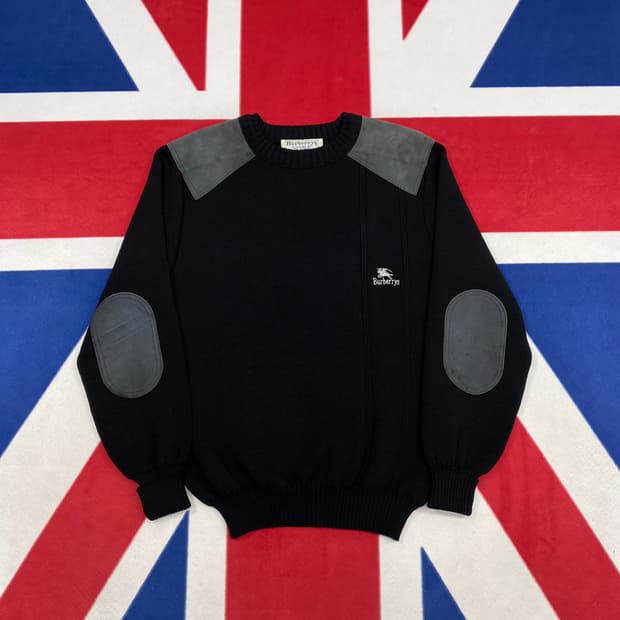 버버리 코만도 니트 L