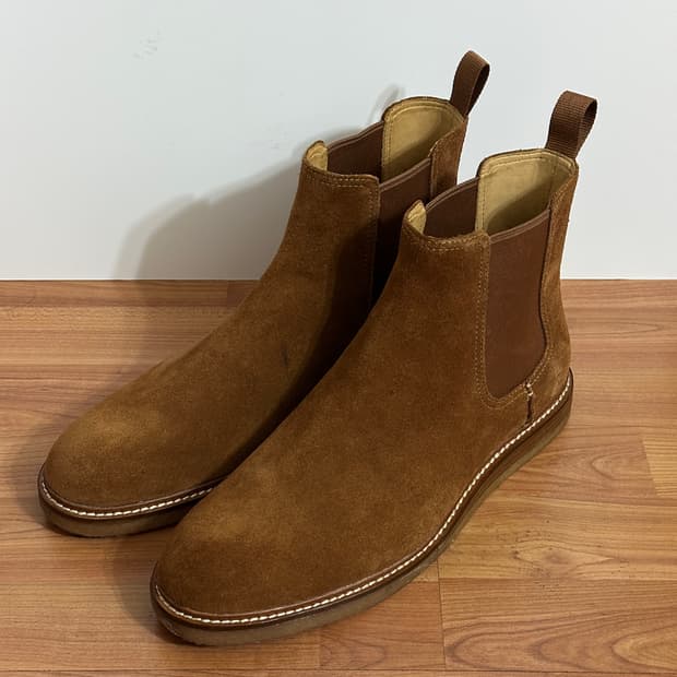 [새제품] 스페리 스웨이드 첼시부츠 골드컵 US10.5