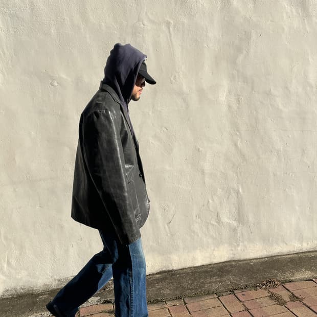 Stüssy Leather Sports Coat