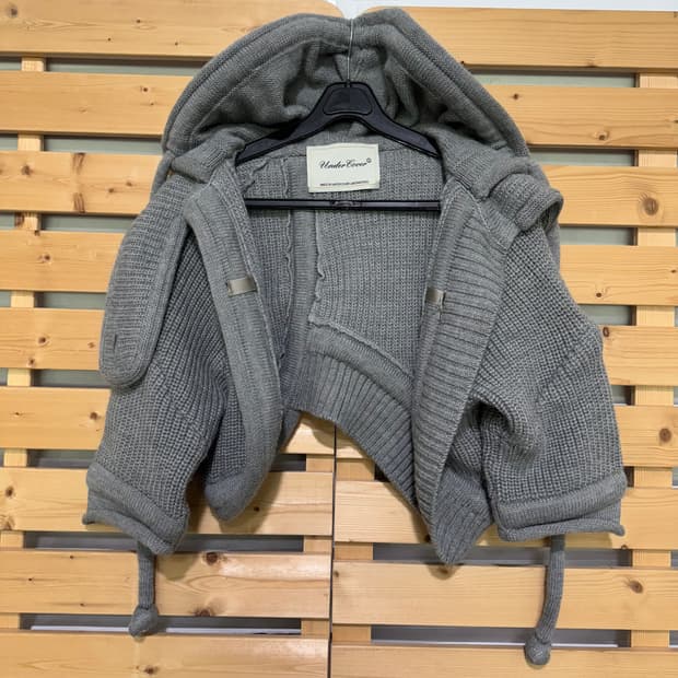 언더커버 후드 가디건