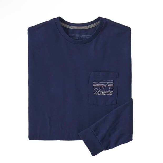 파타고니아 73 스카이라인 포켓 긴팔티 L사이즈