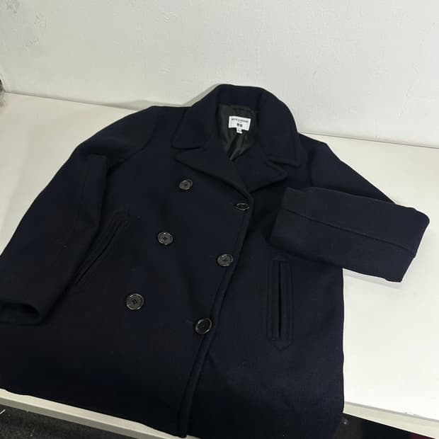 우먼M-L 유니클로 X 이네스 드 라 프레상쥬 네이비 울 피코트