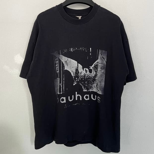 빈티지 90s Bauhaus 티셔츠