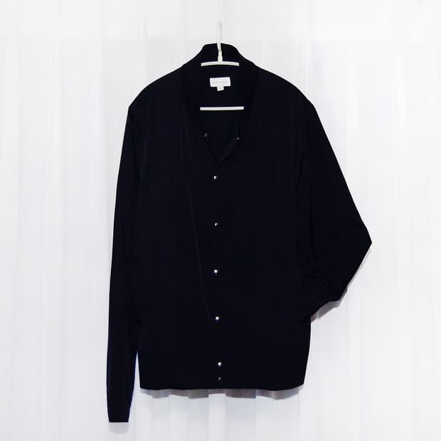 클럽 모나코 블랙 라이트쉘 버튼 블루종 자켓 (M / 100)