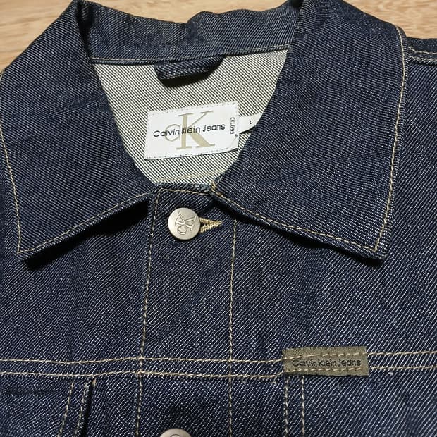 ck 캘빈클라인 데님 자켓 청자켓