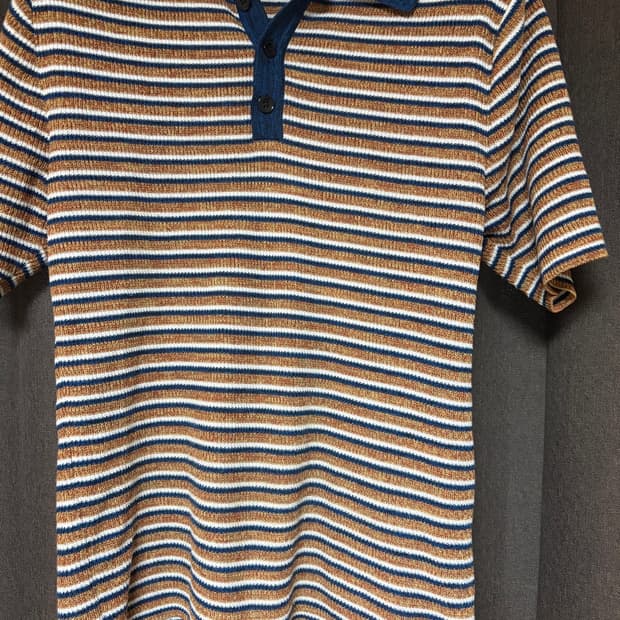 렉토 24S/S 70s 프렌티 폴로니트 L